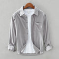Men's Long Sleeve Corduroy Shirt