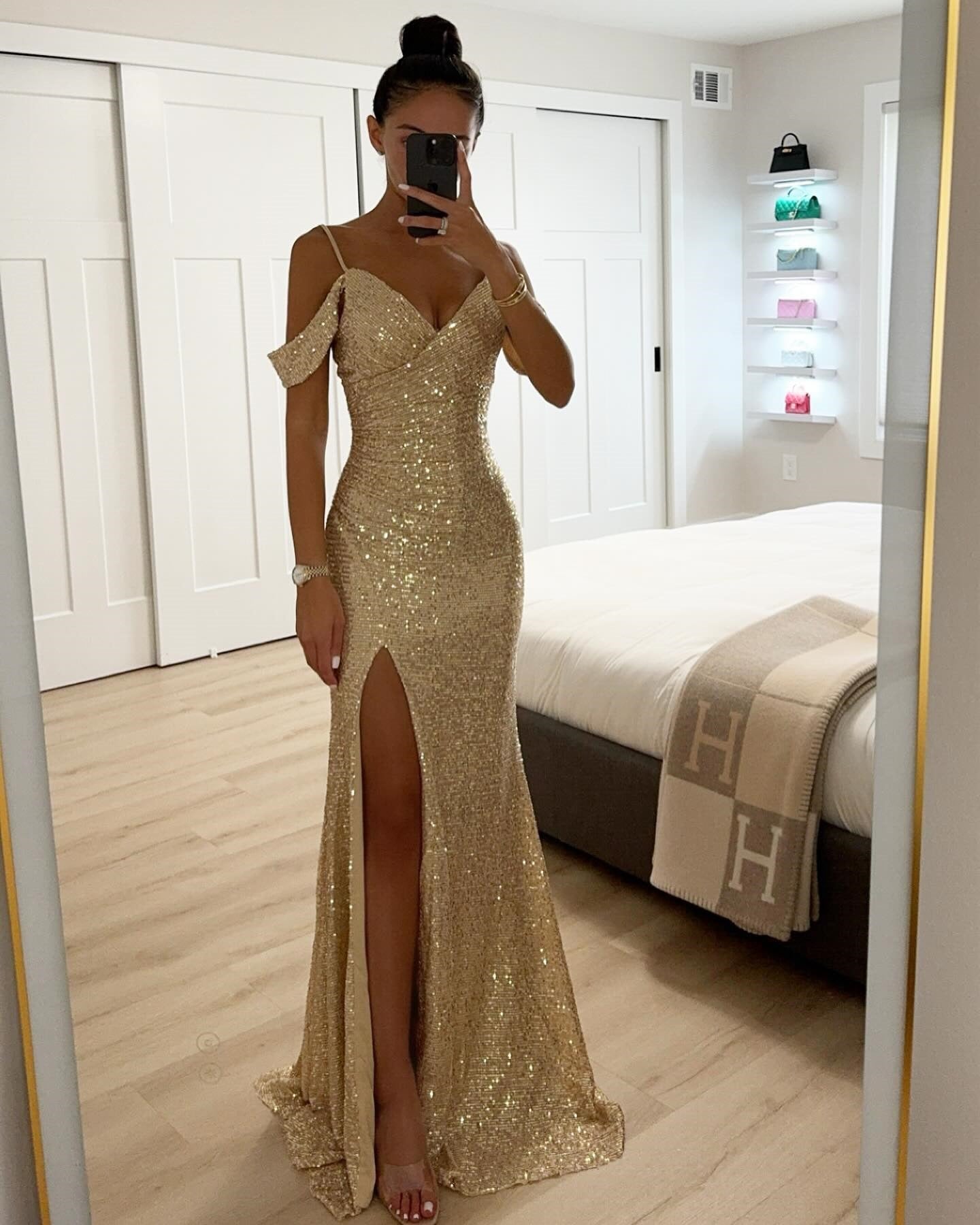 Glitter Evening Dress for Women