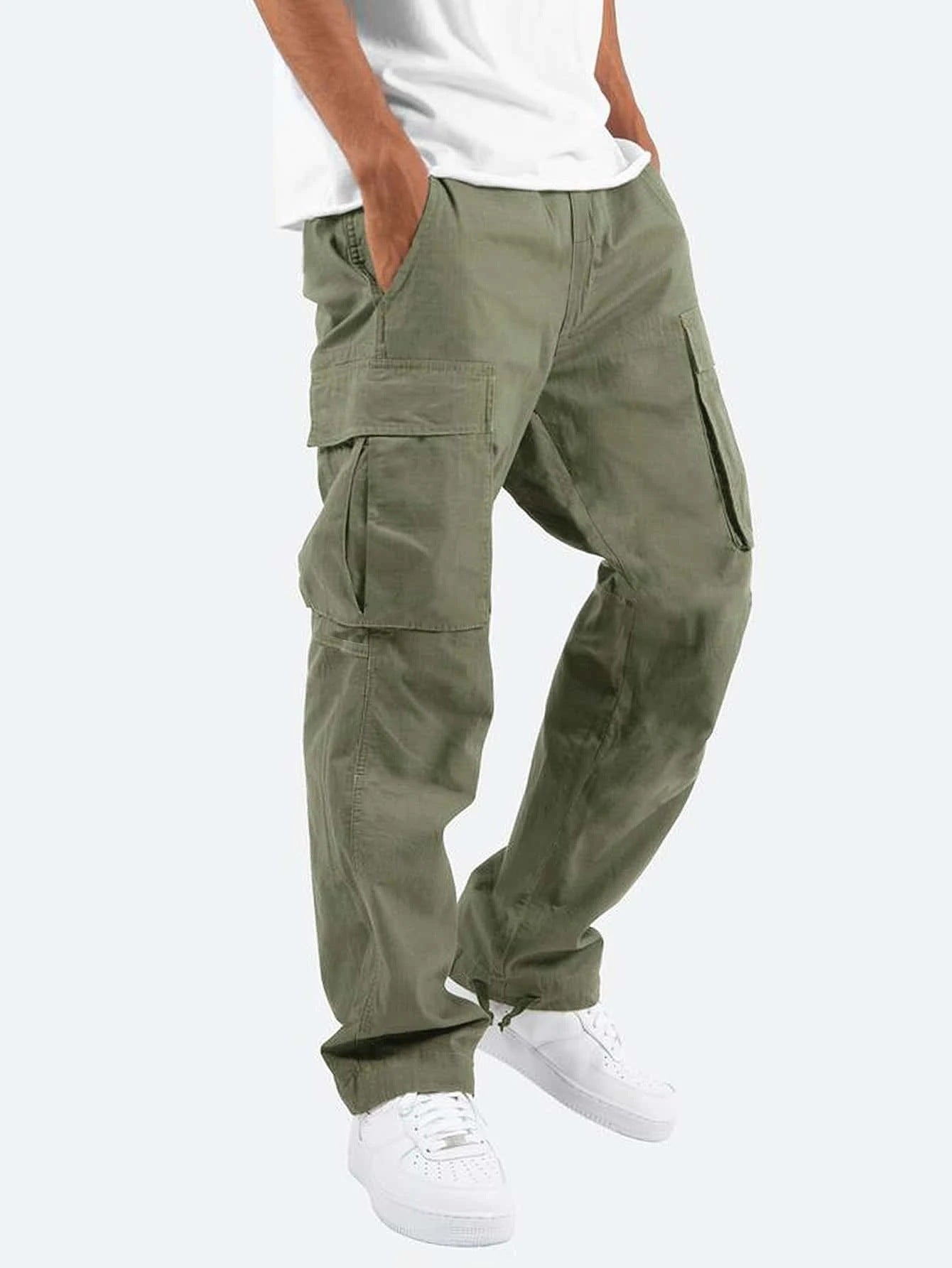 Men's Long Stretch Cargo Pants