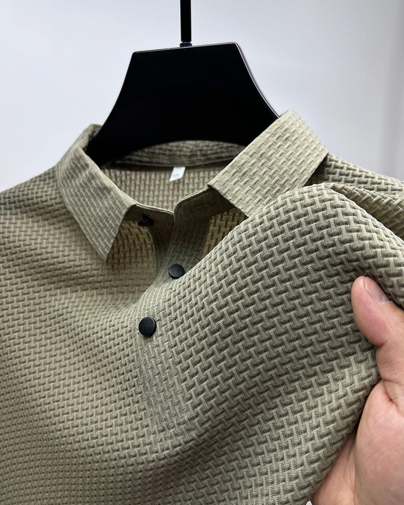 Men's Business Casual Polo Shirt | Short Sleeve