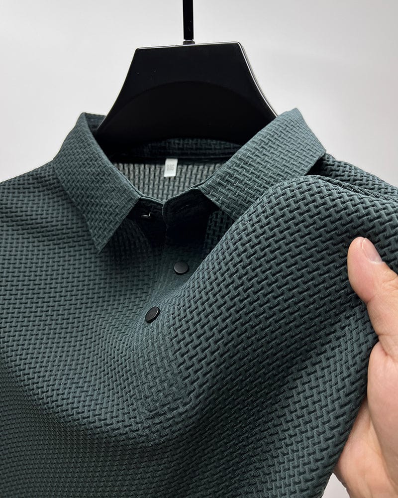 Men's Business Casual Polo Shirt | Short Sleeve