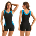 Women's One-Piece Athletic Swimsuit | with Full Zip Closure