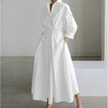Women’s Long Sleeve Wrap Shirt Dress | Maxi