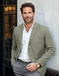 Men's Casual Summer Blazer Coat | with Notch Lapel