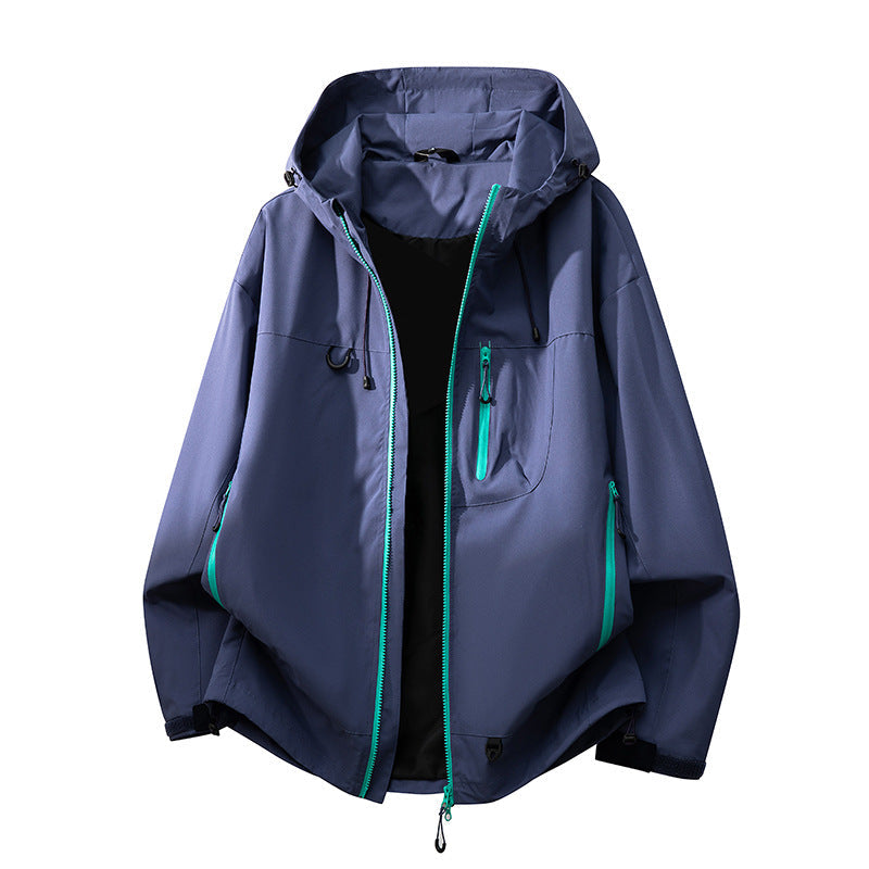 Unisex Oversized Windbreaker Jacket | Hooded