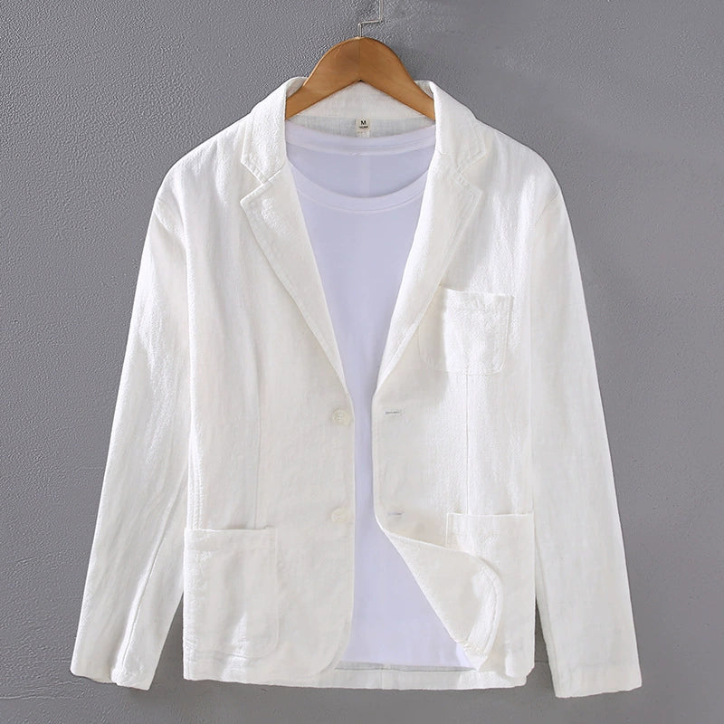 Men’s Summer Casual Blazer Jacket | Long Sleeve