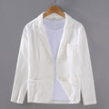 Men’s Summer Casual Blazer Jacket | Long Sleeve