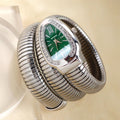 Women's Serpenti Inspired Double Spiral Wrap Snake Watch