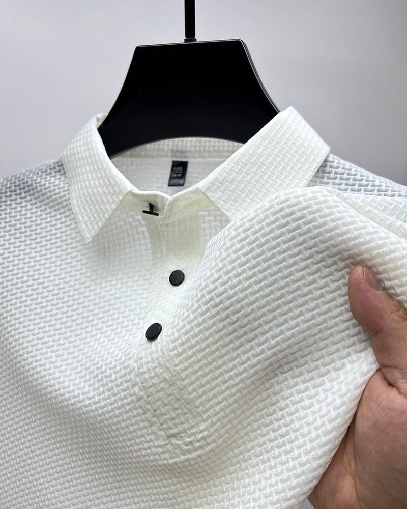Men's Business Casual Polo Shirt | Short Sleeve