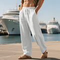 Men’s Linen Beach Pants | Wide Leg