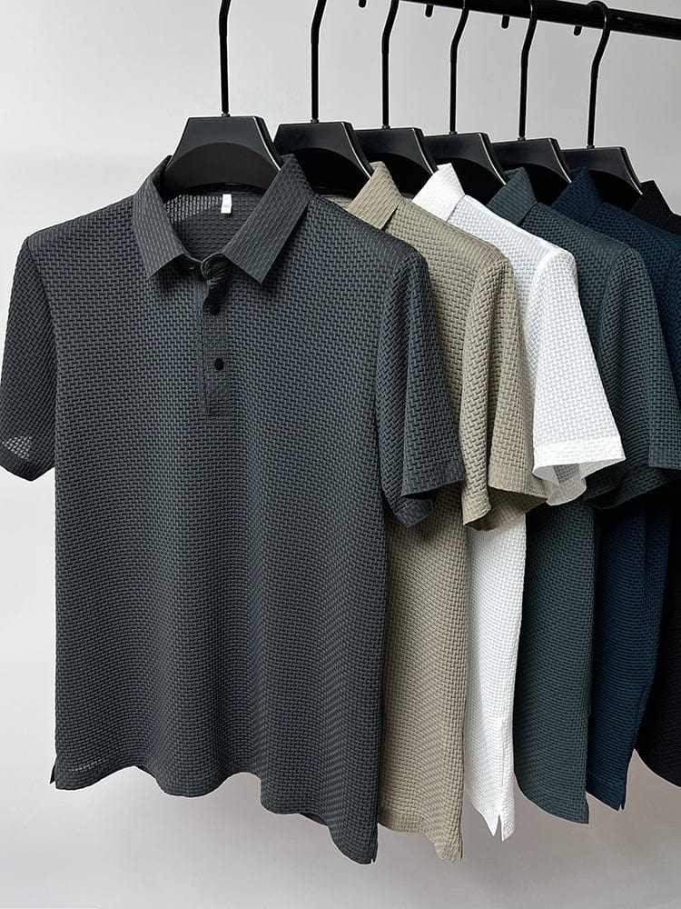 Men's Business Casual Polo Shirt | Short Sleeve