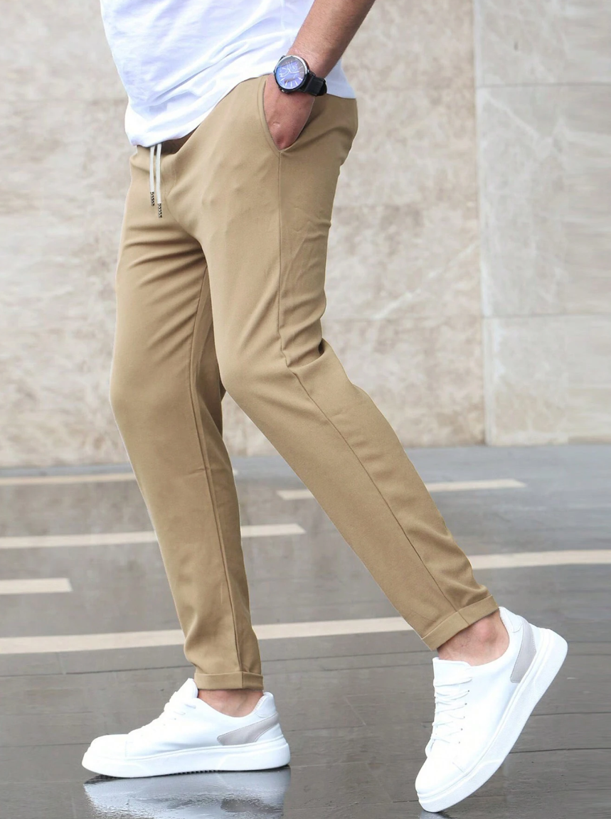 Men's Slim Fit Joggers with Drawstring