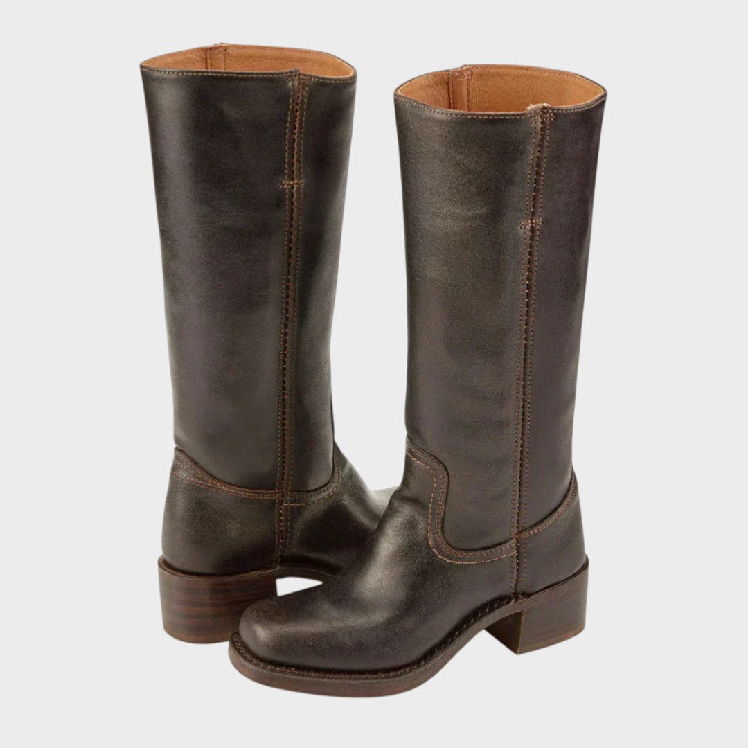 Women's Platform Cowboy Ankle Boots