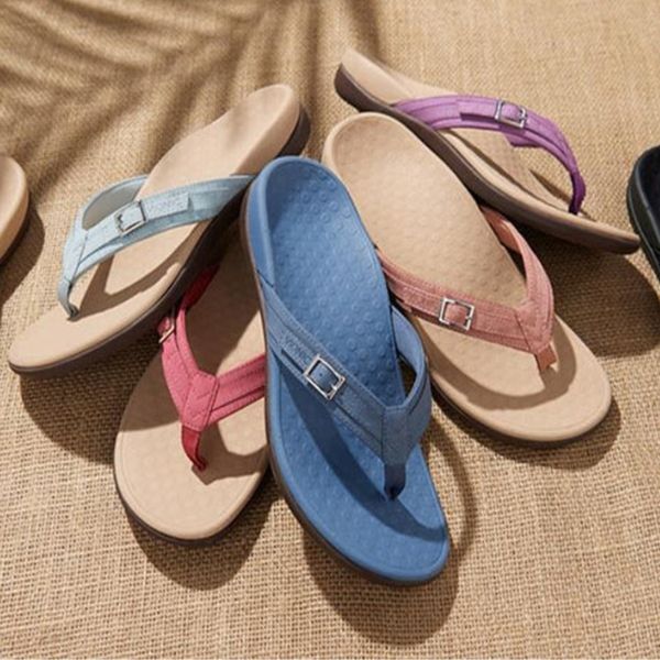 Women’s Open Toe Walking Thong Sandals | Summer