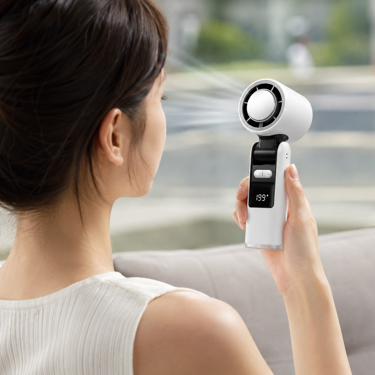Portable USB Rechargeable Travel Fan