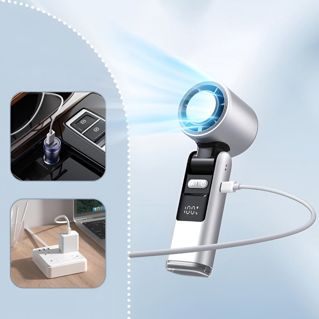 Portable USB Rechargeable Travel Fan