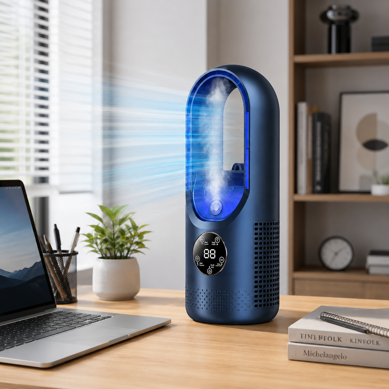 Portable Bladeless Air Conditioner Cooling Fan