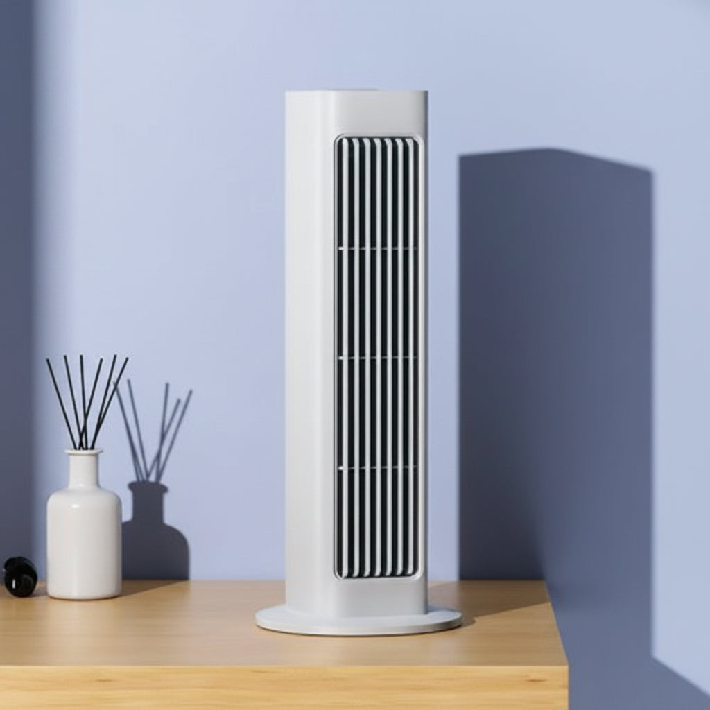 Compact Oscillating Tower Fan for Cooling