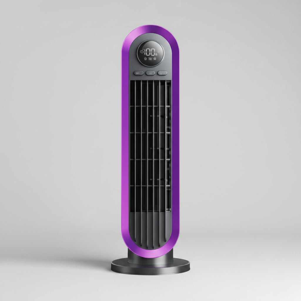 Silent Adjustable Portable Bladeless Oscillating Tower Fan