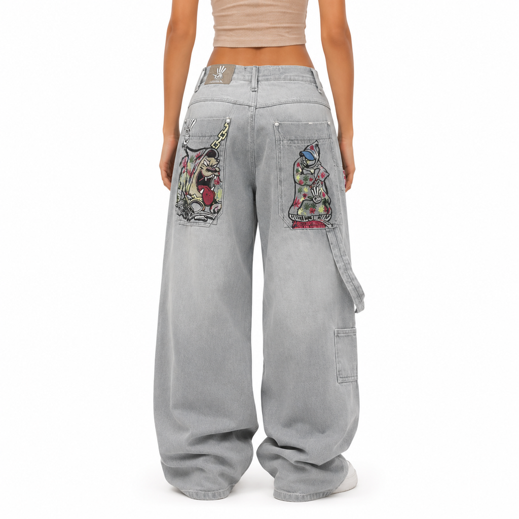 Retro Y2K Style Boyfriend Jeans for Women