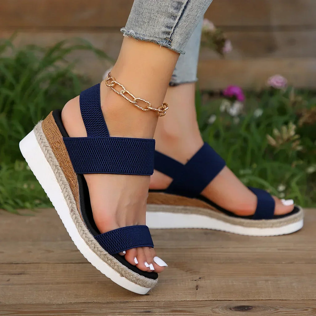 Women's Platform Wedge Sandals | Open Toe Espadrilles