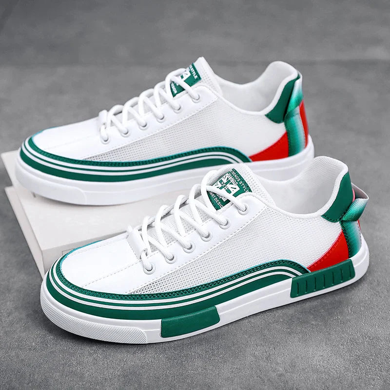Men’s Casual Color Block Sneakers | Low-Top