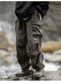 Men's Baggy Outdoor Cargo Pants | Multi-Pocket