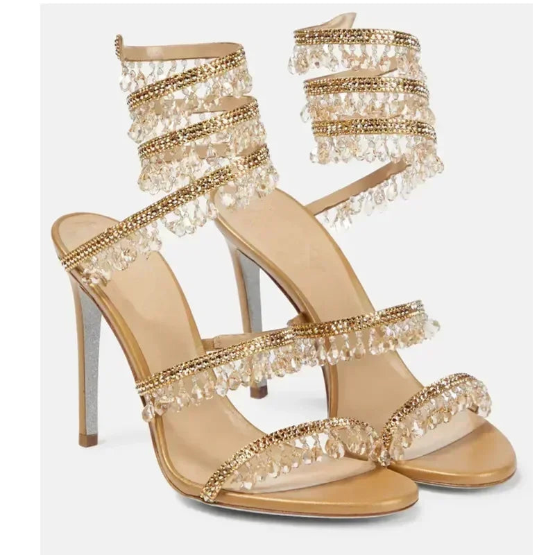 High Heeled Stiletto Sandals for Women