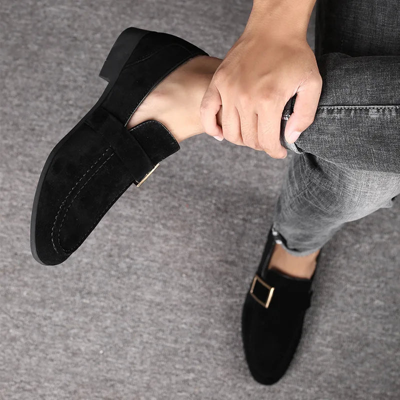 Men’s Single Monk Strap Dress Shoes | Slip-On