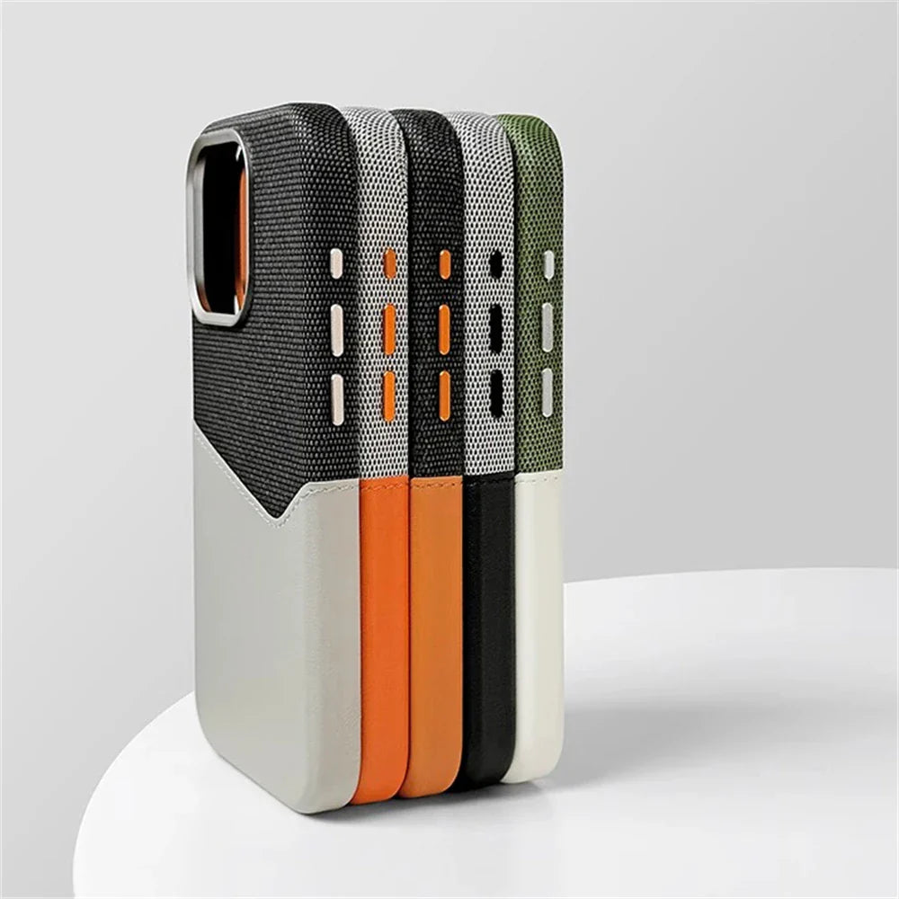 Two-Tone Phone Case for iPhone | with Built-in Card Holder
