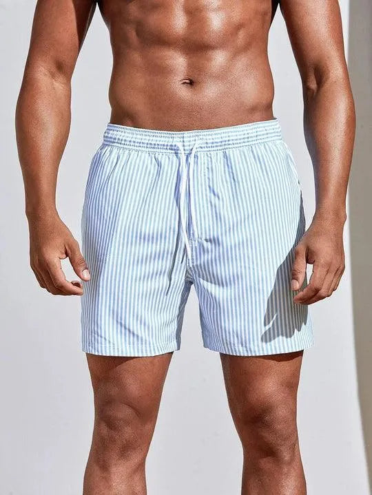 Men's Striped Swim Trunks | Summer Collection
