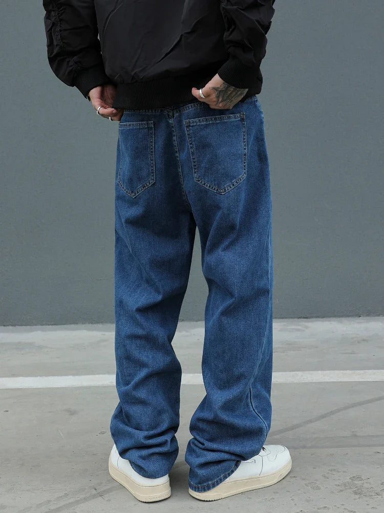 Men's Retro Streetwear Baggy Jeans | Wide-Leg