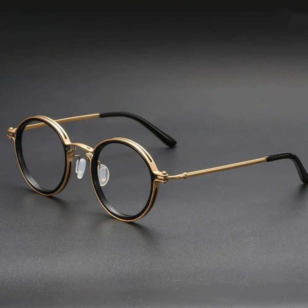 Retro Anti-Blue Light Eyeglasses | Round Frame