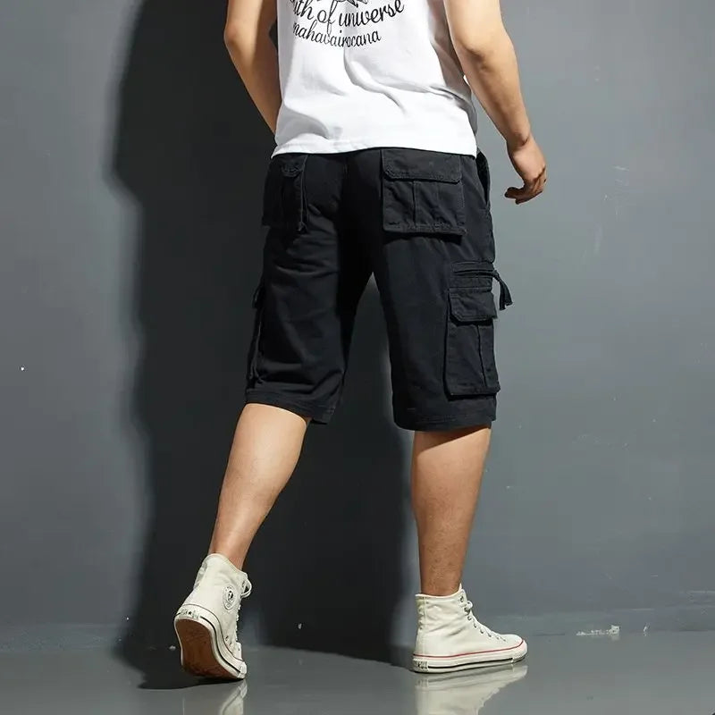 Men's Casual Relaxed Fit Cargo Shorts | Multi-Pocket