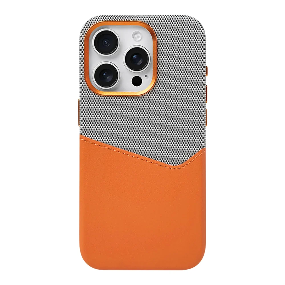 Two-Tone Phone Case for iPhone | with Built-in Card Holder