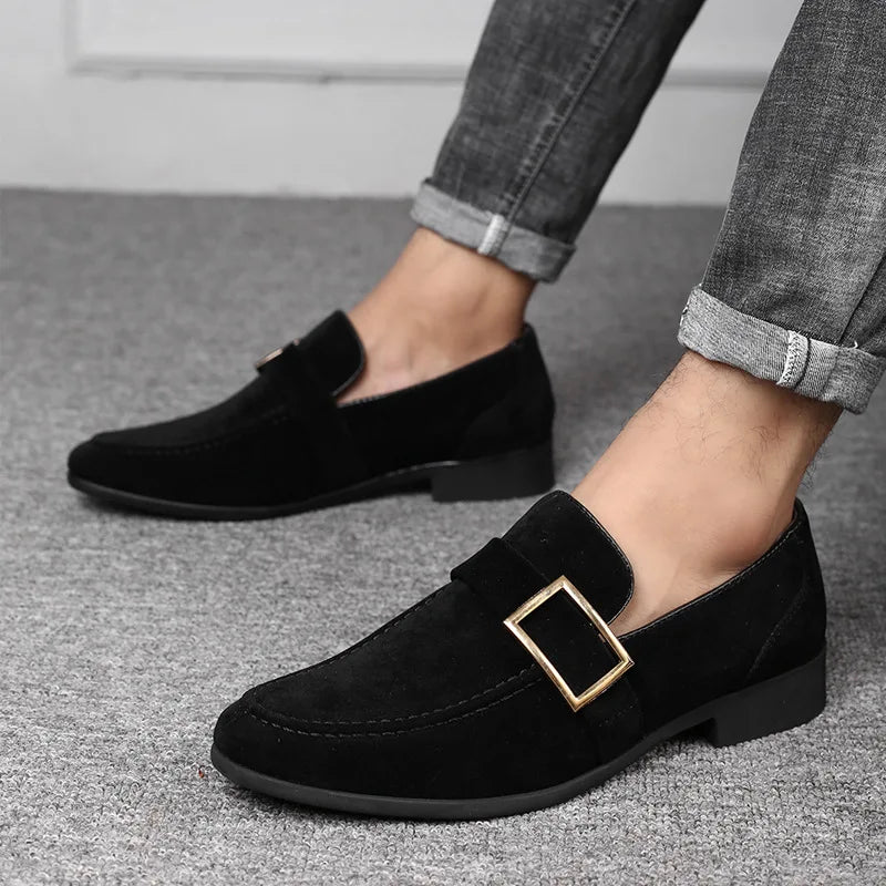 Men’s Single Monk Strap Dress Shoes | Slip-On