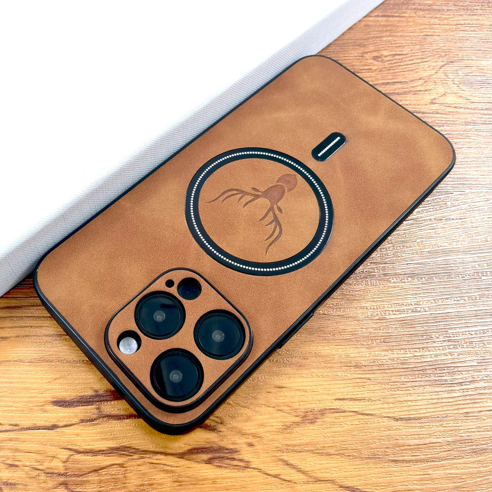 Retro iPhone Case with MagSafe Compatible Ring