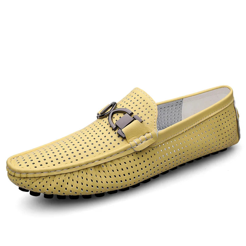 Men's Summer Casual Hollow-Out Loafers | Slip-On