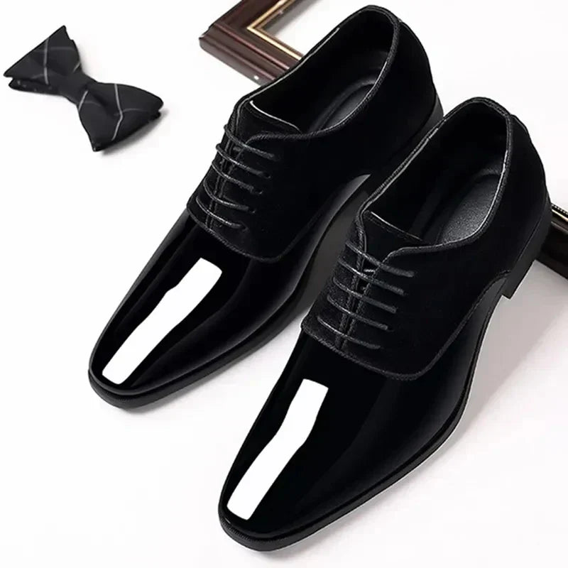 Men's Glossy Formal Oxford Shoes | Lace-Up