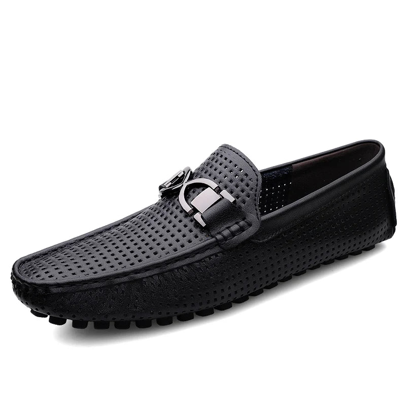 Men's Summer Casual Hollow-Out Loafers | Slip-On