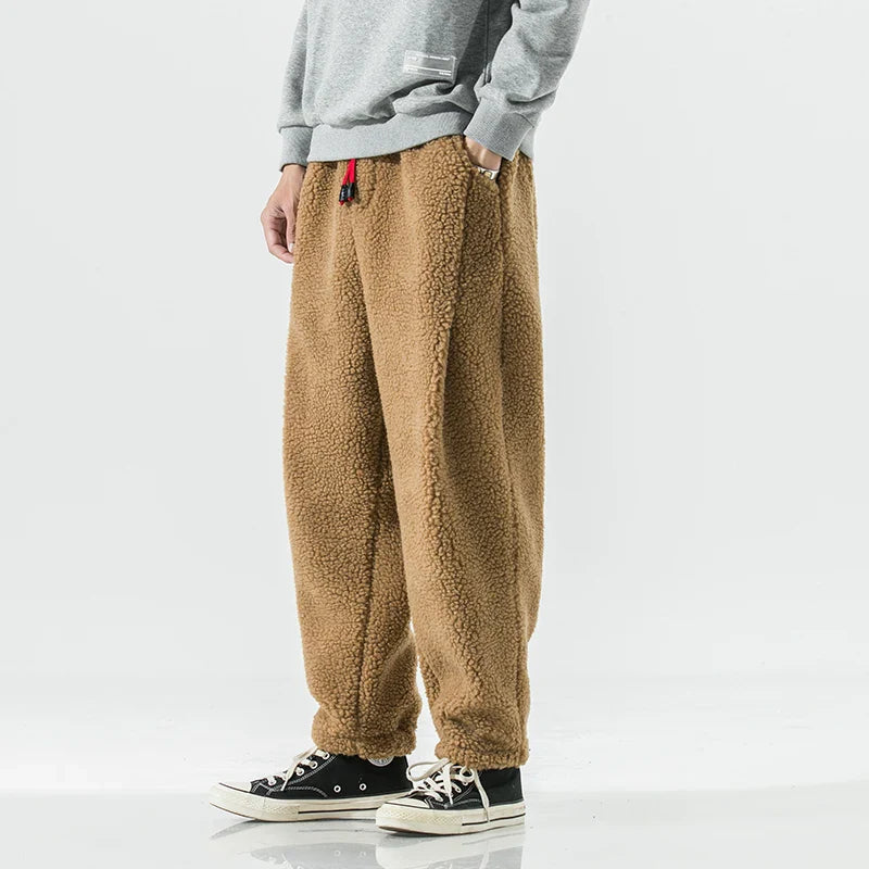 Men's Winter Warm Baggy Pants | with Pockets