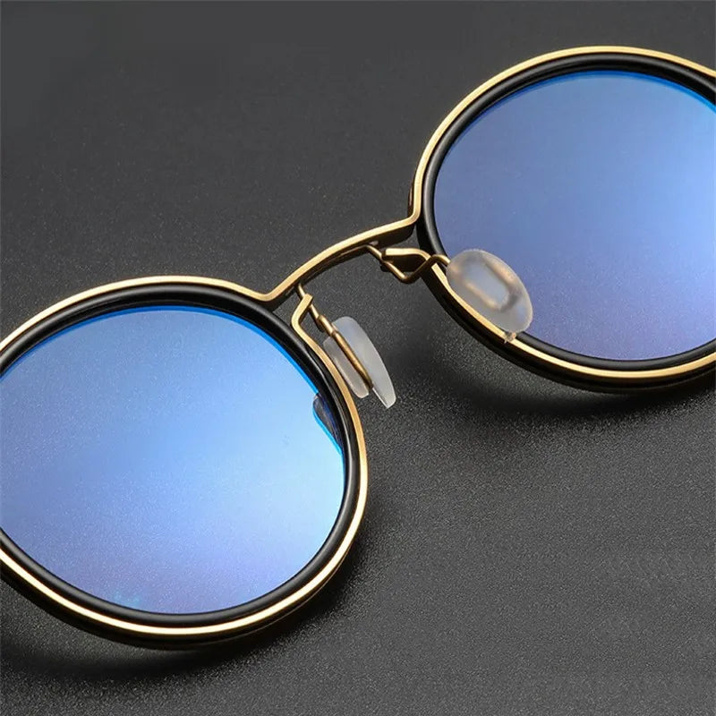 Retro Anti-Blue Light Eyeglasses | Round Frame