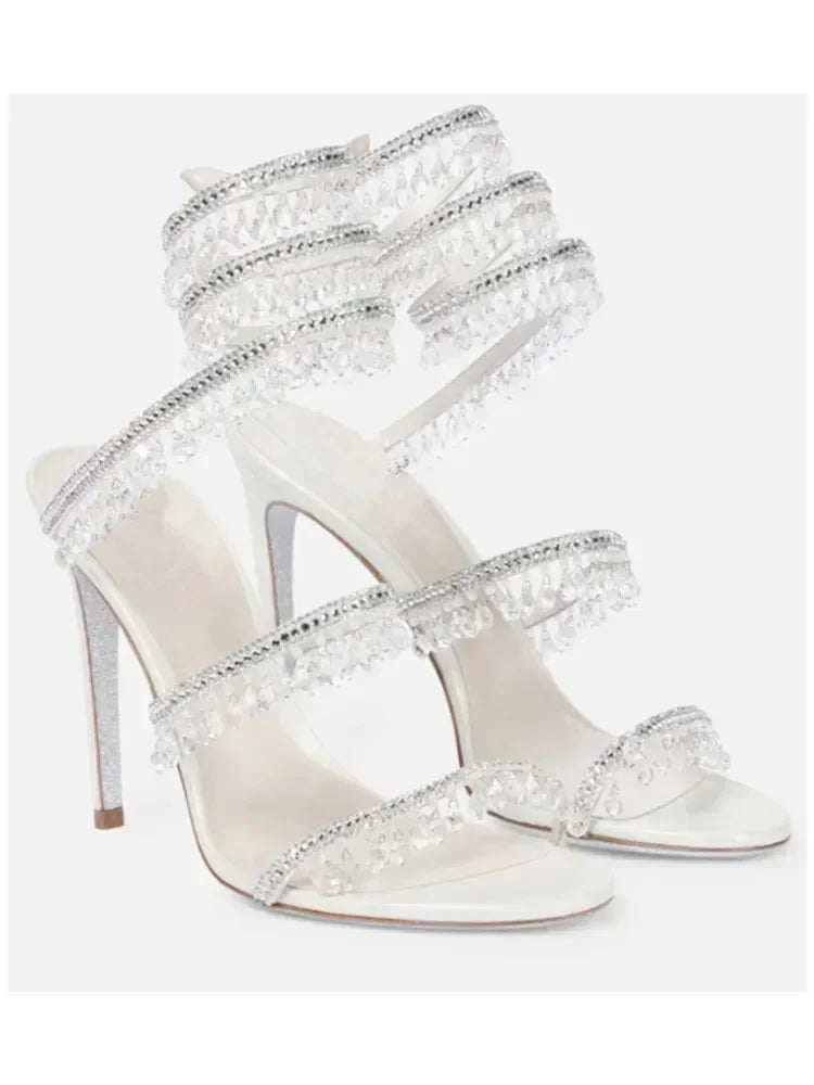 High Heeled Stiletto Sandals for Women