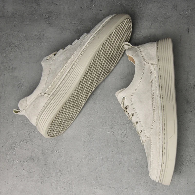 Men’s Casual Low-Top Walking Sneakers | Platform Sole