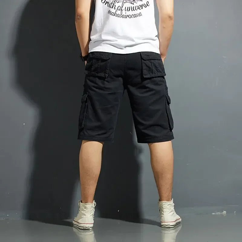 Men's Casual Relaxed Fit Cargo Shorts | Multi-Pocket