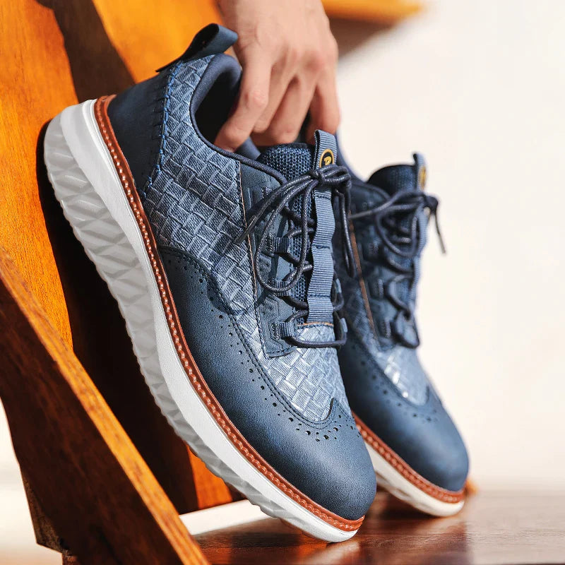Men’s Brogue Wingtip Sneakers | Smart-Casual
