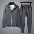 Men's 2-Piece Athletic Tracksuit Set | Zip-Up Jacket and Jogger Pants