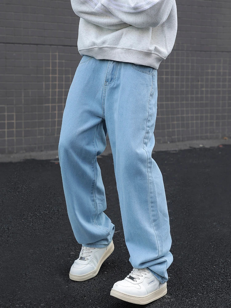 Men's Retro Streetwear Baggy Jeans | Wide-Leg