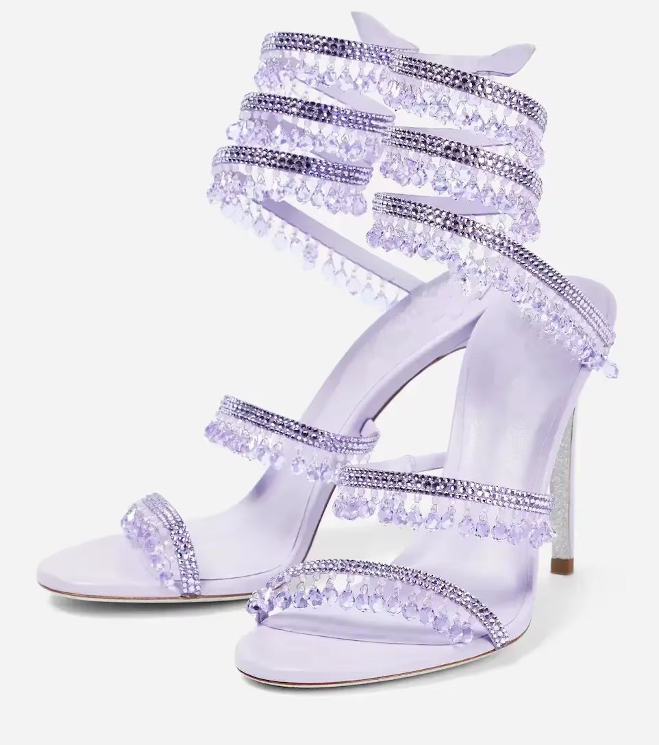 High Heeled Stiletto Sandals for Women