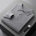 Men's Long Sleeve Knit Polo Sweater | Smart-Casual